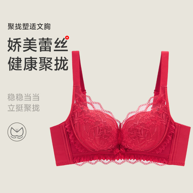 13684625.GOSO 健康棉无钢圈文胸 聚拢塑形娇美内衣(A+/B)