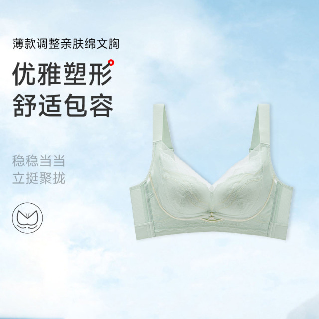 13677727.调整无钢圈亲肤绵文胸(B/C-)