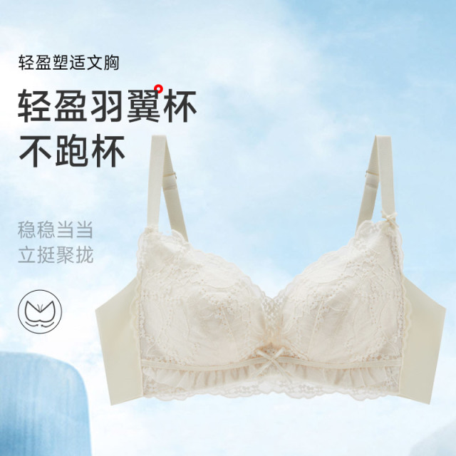 13693317.健康棉无钢圈轻盈甜美文胸B