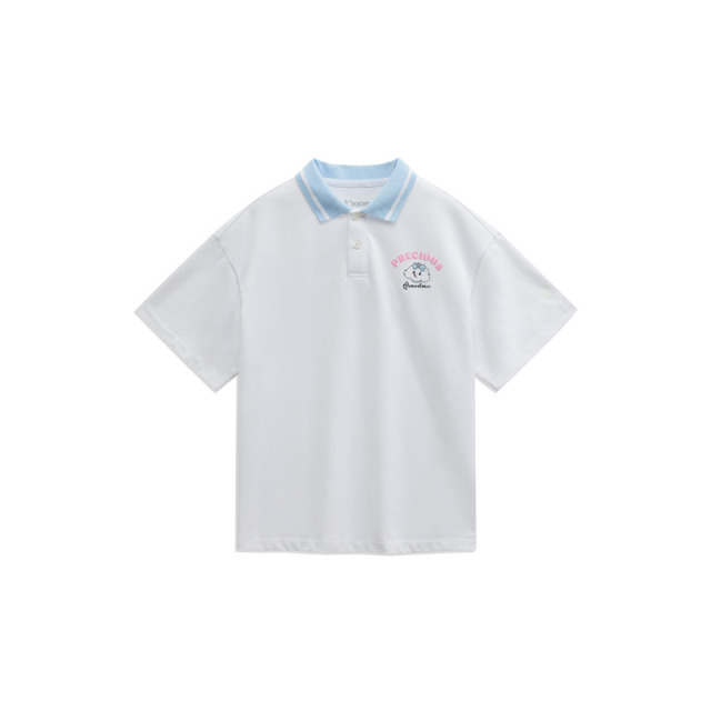 13782733.乔丹女童POLO短袖T恤儿童全码针织短T翻领衣服