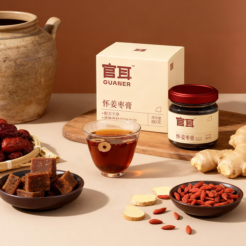 13656632.【买三罐送花瓣勺】【散伏火补中焦】官耳怀姜枣膏80g