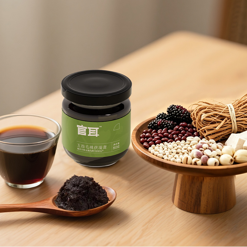 13656563.【买三罐送花瓣勺】官耳五指毛桃茯湿膏80g