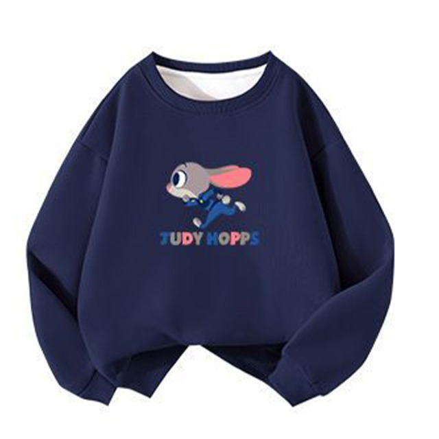 13852868.迪士尼尼克狐狸儿童卫衣春季新款童装中大童衣服时尚印花上衣单件