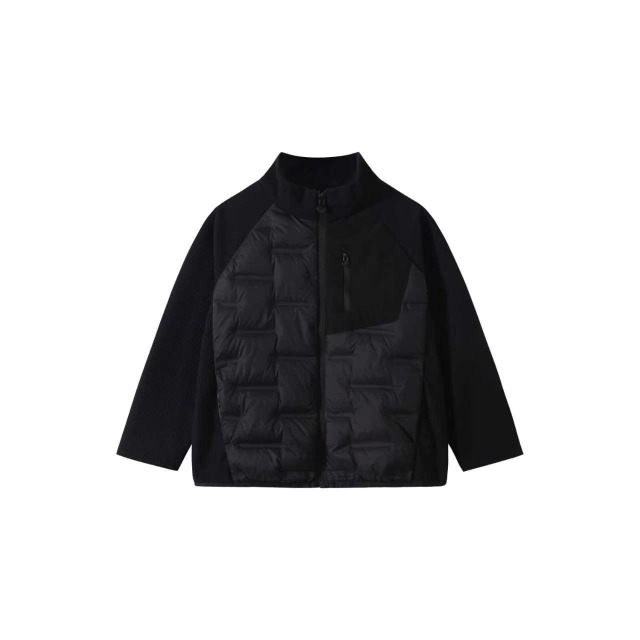 13841192.【广检90绒】儿童运动拼接羽绒服高蓬松户外羽绒内搭CTDYY510