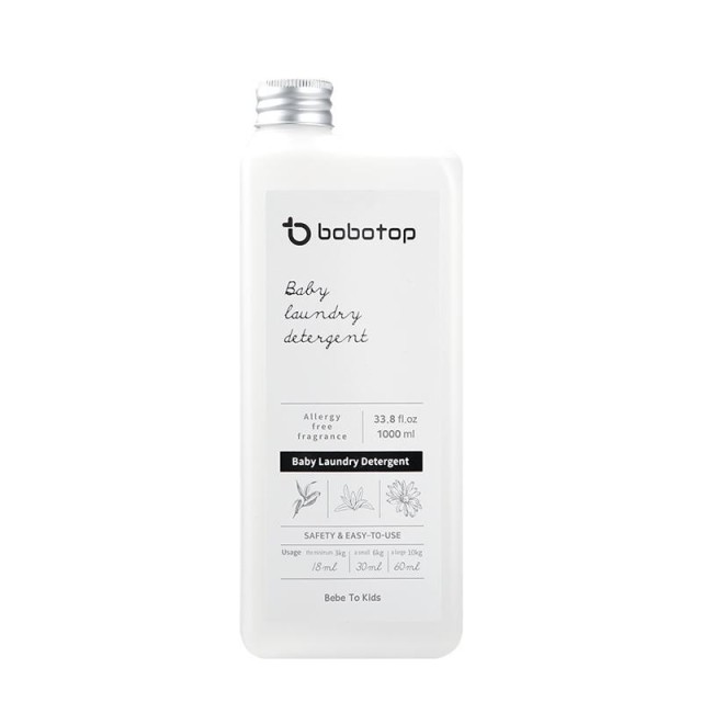 13730660.bobotop婴幼儿酵素除菌洗衣液宝宝新生儿童专用瓶装1000ml