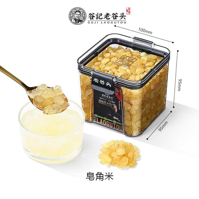 10779091.老谷头密封罐皂角米雪莲子可搭桃胶雪燕组合银耳羹桂圆鲜炖品 410g/盒