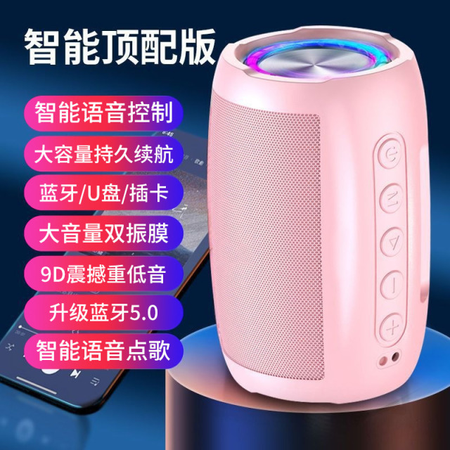 11552375.HNEW ai智能语音蓝牙音箱低音炮高音质超大音量家用户外无线小音响环绕