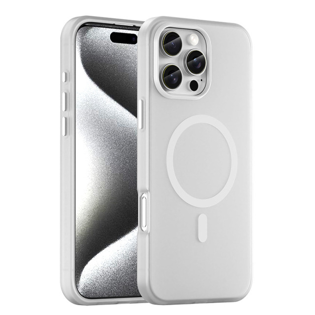 12276982.硅胶肤感透明magsafe磁吸适用iPhone16promax手机软壳防摔15保护套苹果14plus轻薄磨砂保护套