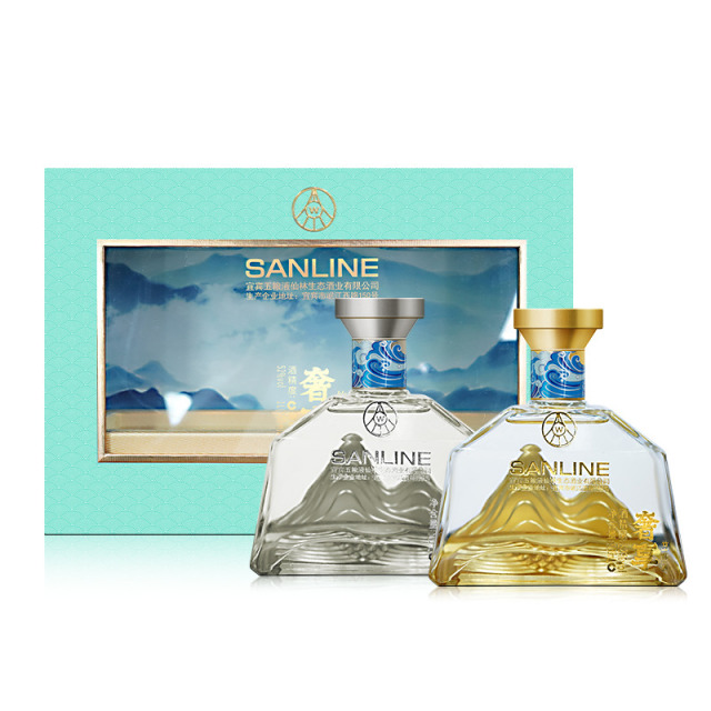 13716572.五粮液生态奢享·金山银山500ml*2瓶*1盒
