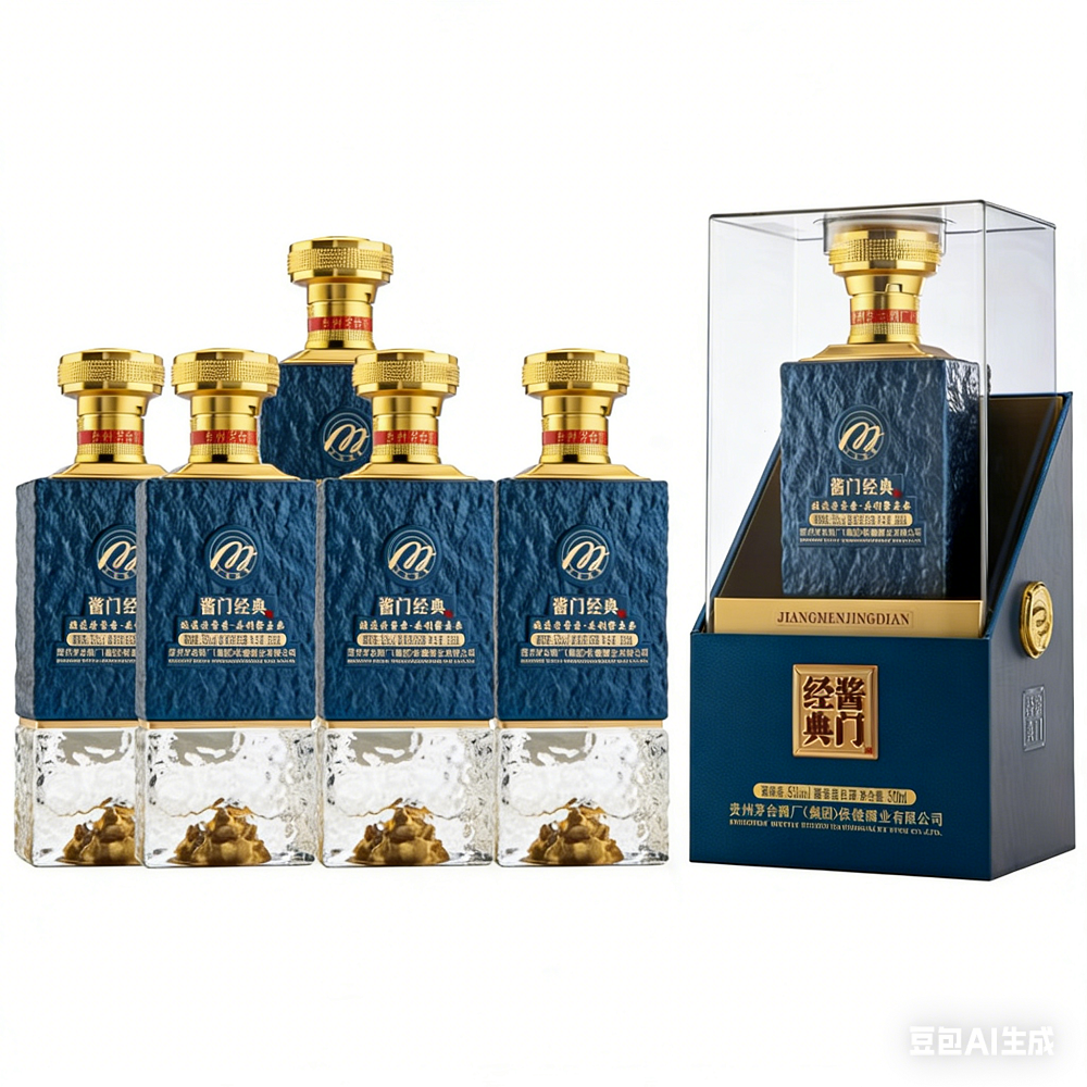 13719206.【送礼必备】茅台保健酱门经典53度酱香型白酒500ml*6瓶