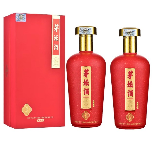 13722959.【送礼必备 顺丰发货】53度茅台集团茅坛起源酱香型白酒500ML*2瓶
