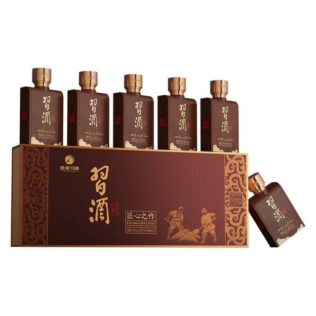 13733659.贵州习酒匠心之作小酒  小绿瓶/条盒装100ml/瓶【广东省发货】