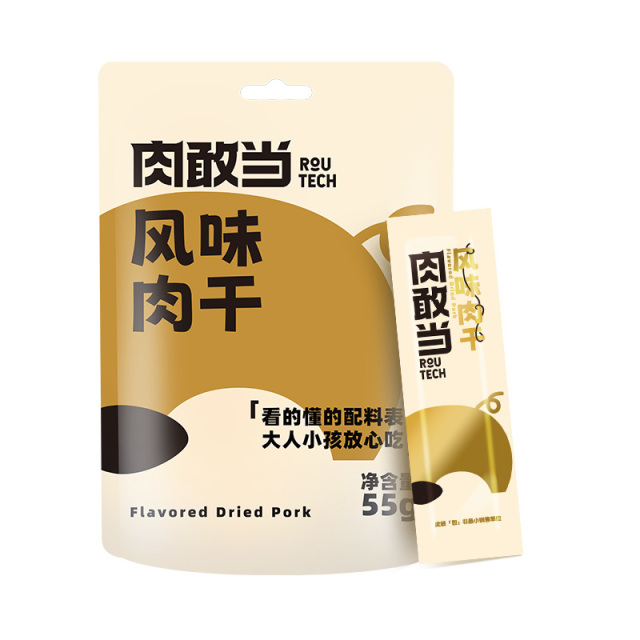 12667479.肉敢当 原切风味肉干55g*6袋