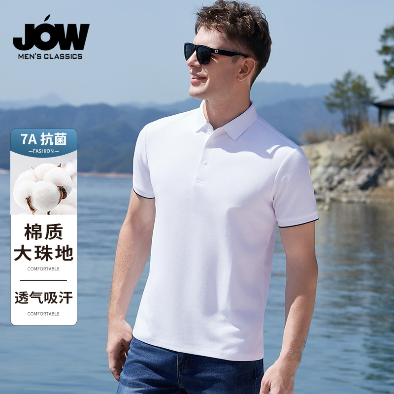 12033830.【清爽透气】【透气吸汗】乔沃翻领POLO衫