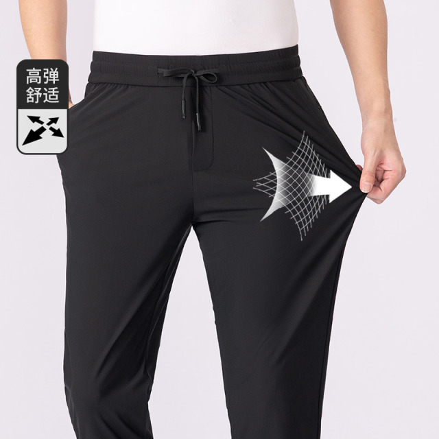 12033827.【三防】乔沃瞬间凉感冰丝休闲系带裤