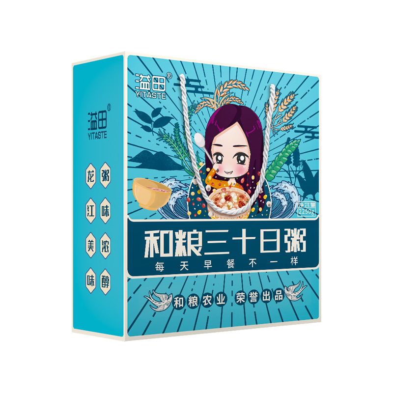 12720580.溢田30日五谷杂粮早餐粥三十种不同口味【新疆 西藏不发货】如因买家原因拒收 买家需承担快递往返运费