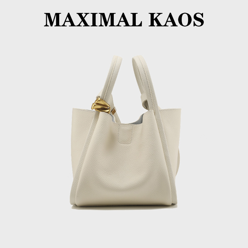 11802430.MAXIMAL KAOS新款真皮女包潮流水桶包子母包休闲时尚手提包