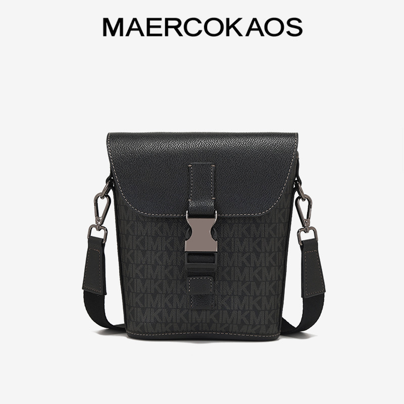 11861972.MAERCO KAOS轻奢质感男包潮流便携随身包时尚手提单肩斜挎包
