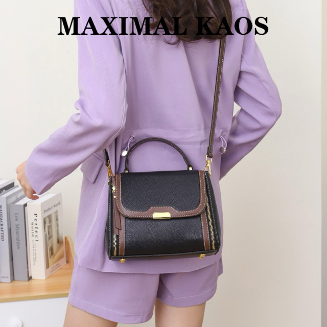 11864691.MAXIMAL KAOS轻奢质感真皮女包经典手提单肩斜挎包潮流休闲包时尚通勤包