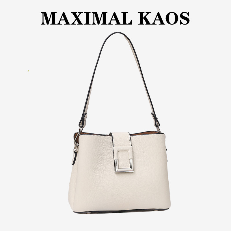 11867052.MAXIMAL KAOS轻奢质感真皮女包潮流时尚休闲包便携手提单肩包通勤包