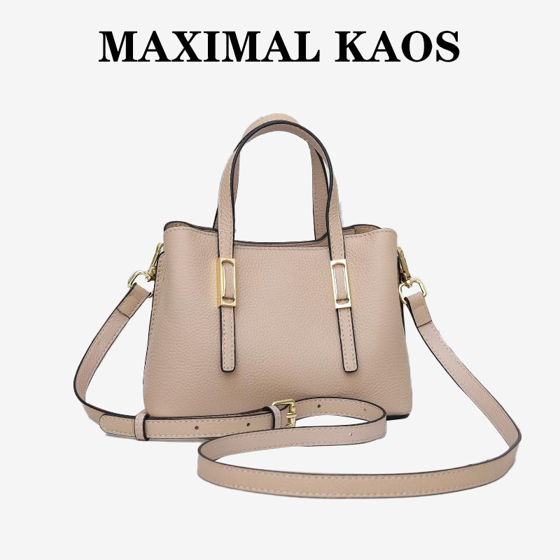 11866050.MAXIMAL KAOS轻奢质感真皮女包休闲手提单肩斜挎包头层牛皮潮流通勤包
