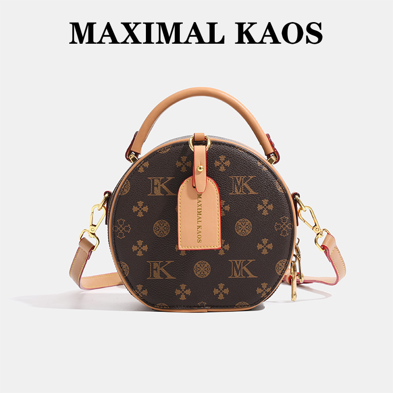 11867975.MAXIMAL KAOS新款时尚单肩斜挎百搭小圆包