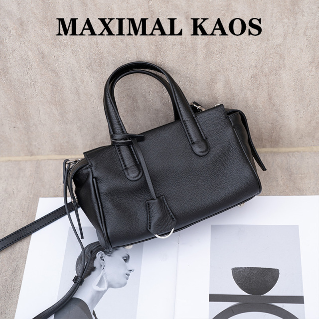 12112688.MAXIMAL KAOS轻奢质感真皮女包潮流休闲方形包时尚手提单肩斜挎包