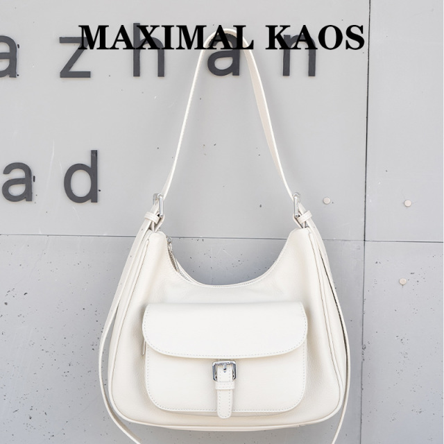 12112689.MAXIMAL KAOS轻奢质感真皮女包头层牛皮休闲包时尚通勤包