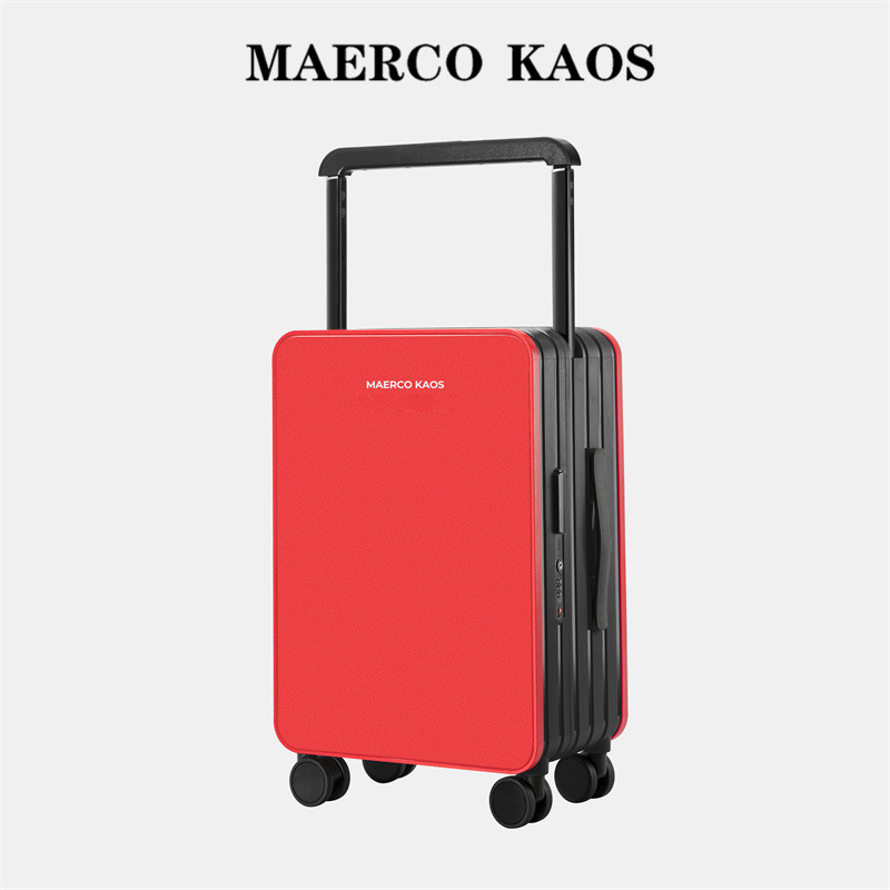 12803278.MAERCO KAOS轻奢拉杆箱撞色行李箱铝框质感男女平衡箱宽拉杆旅行箱大容量巨能装承重强旅行箱多色可选