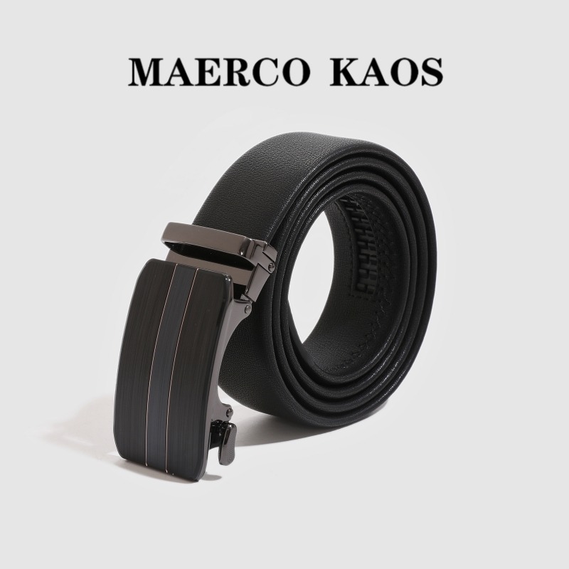 13717133.MAERCO KAOS轻奢真皮男皮带自动扣盒子装