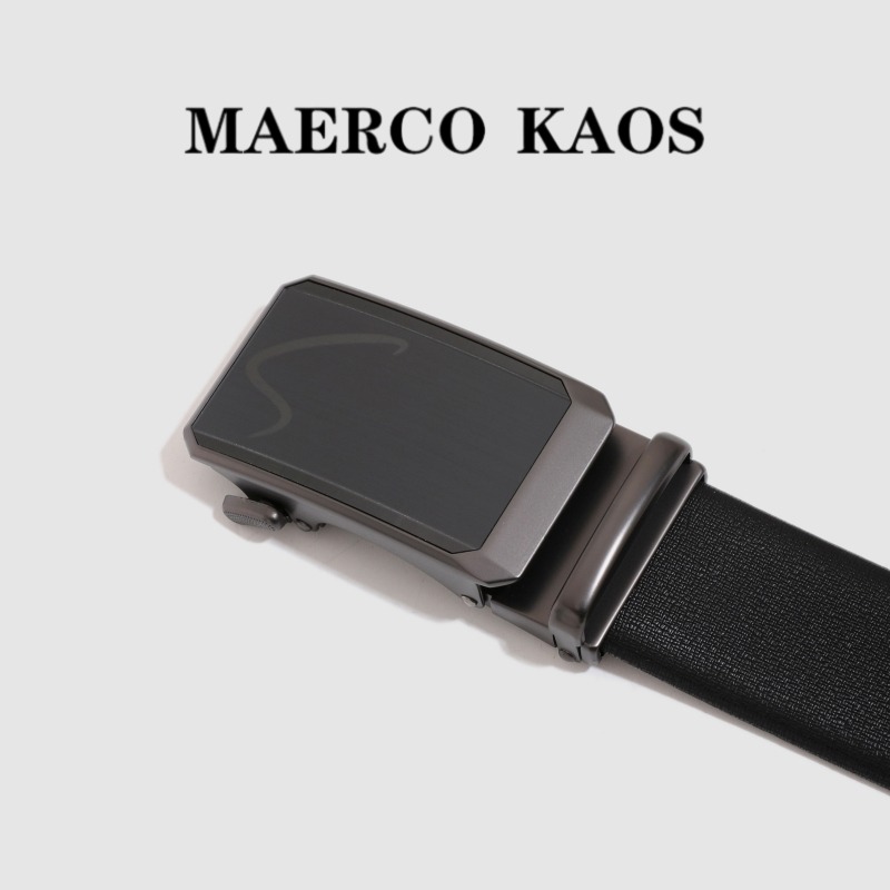 13717149.MAERCO KAOS新款真皮男士皮带自动扣牛皮皮带