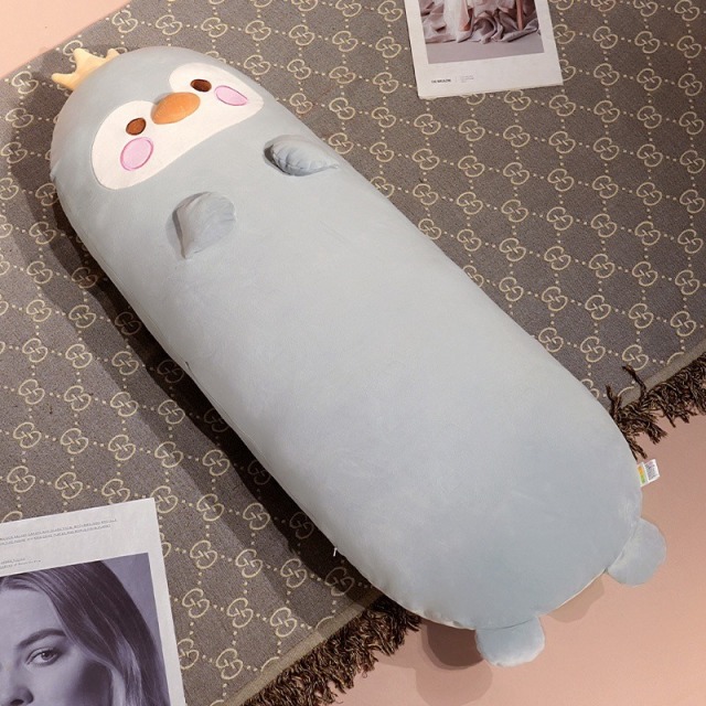 11981661.丽优哲品牌毛绒玩具可爱动物长条抱枕女生睡觉宿舍枕头侧睡夹腿枕毛绒玩具靠垫靠背
