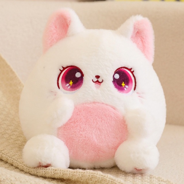 11981637.丽优哲品牌毛绒玩具可爱卡姿猫系列猫咪公仔大眼猫咪猫团子玩偶送朋友礼物