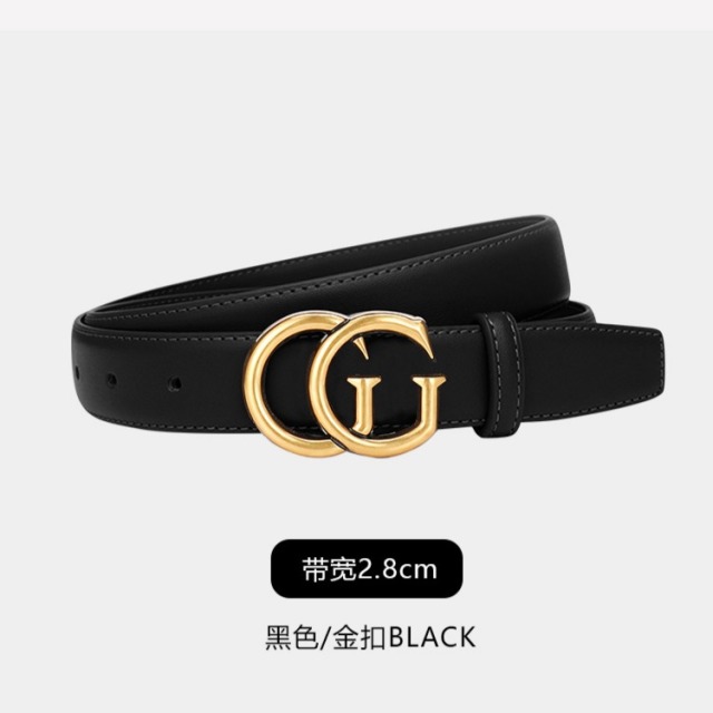 13747081.DAAGVADY皮带女士牛皮百搭装饰黑色腰带女款高级感新款设计感小众牛仔裤带