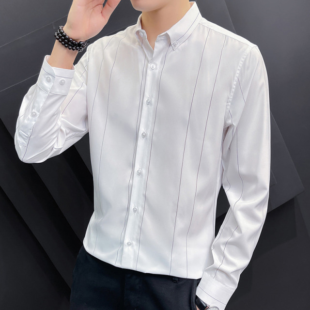 10994987.VPN 衬衫男士春秋季新款潮牌青年长袖衬衣商务休闲外套男款