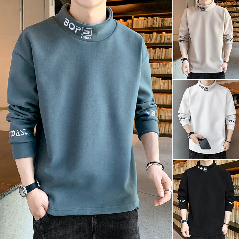11056900.VPN 卫衣男士秋季上衣服宽松圆领德绒潮牌秋冬新款打底衫休闲长袖男款