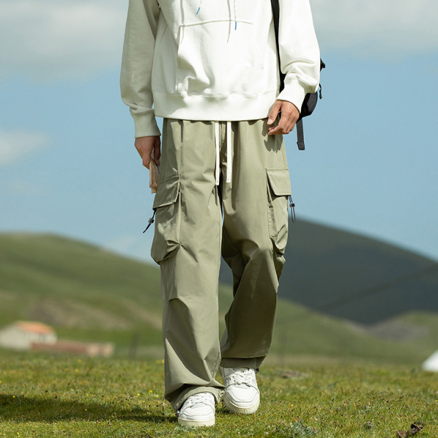 11086213.克里普 户外机能伞兵工装裤男美式山系登山裤潮牌长裤子