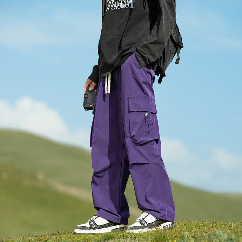 11086213.克里普 户外机能伞兵工装裤男美式山系登山裤潮牌长裤子