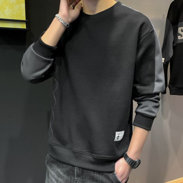 11246362.VPN 新款高街圆领无帽套头美式卫衣男款重磅春秋季潮牌上衣服