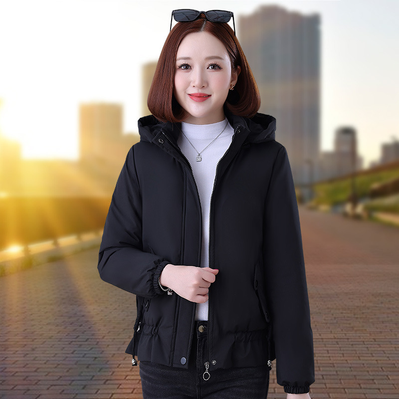 11456864.克里普 女士棉衣棉服短款棉袄冬装新款加厚小个子夹棉外套