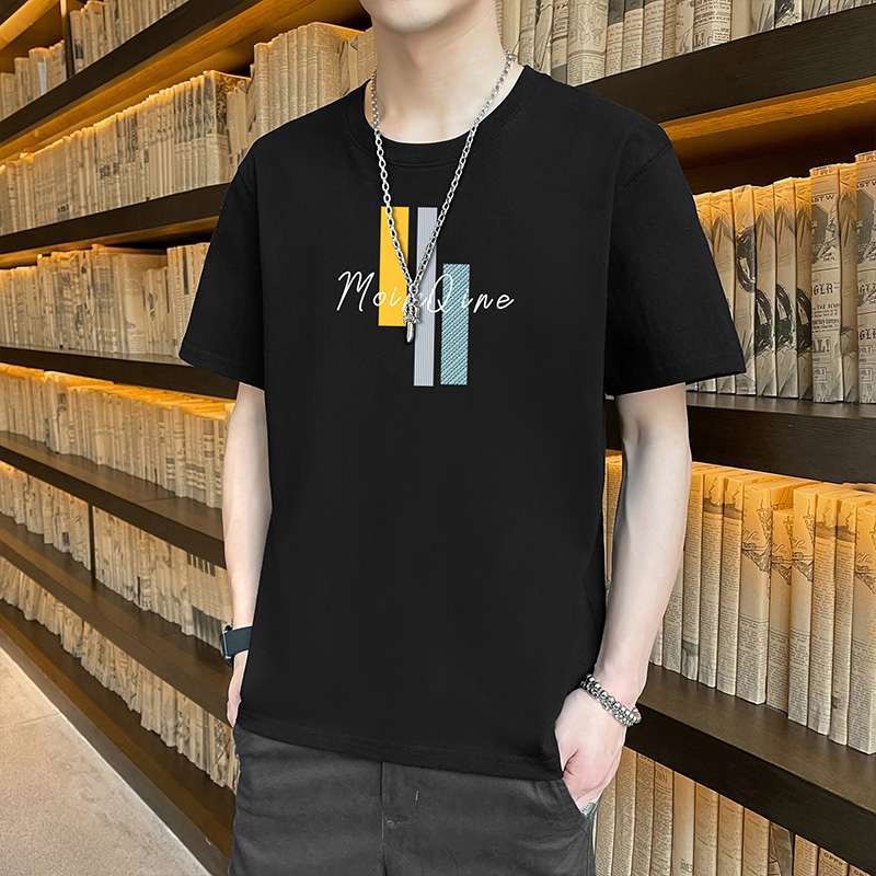 11748814.VPN 新款夏季短袖t恤男圆领宽松半袖潮牌百搭打底衫体恤