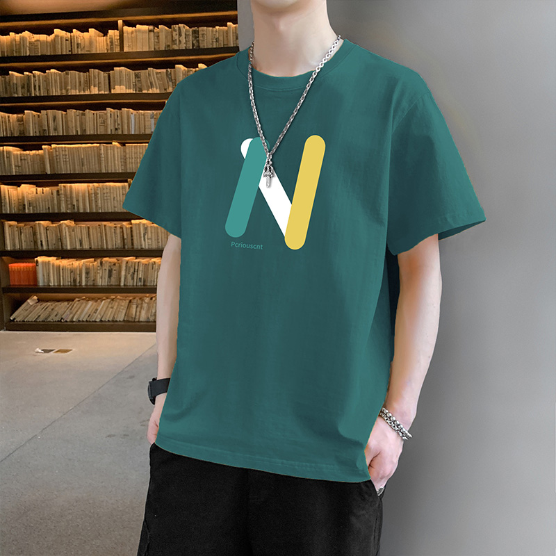 11749031.VPN 潮牌t恤男新款短袖夏季上衣宽松休闲圆领半袖男款