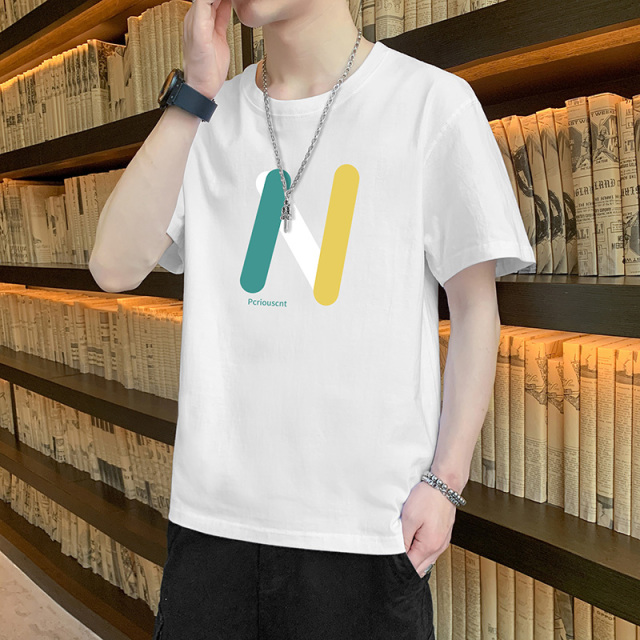 11749031.VPN 潮牌t恤男新款短袖夏季上衣宽松休闲圆领半袖男款