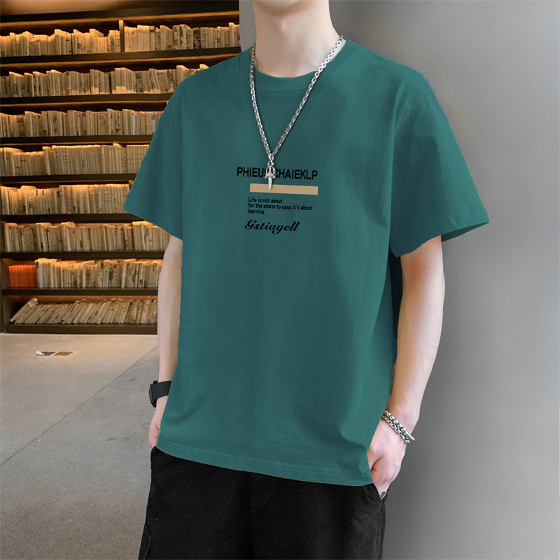 11751354.VPN 短袖T恤男潮流美式休闲半袖字母印花体恤衣服夏季上衣