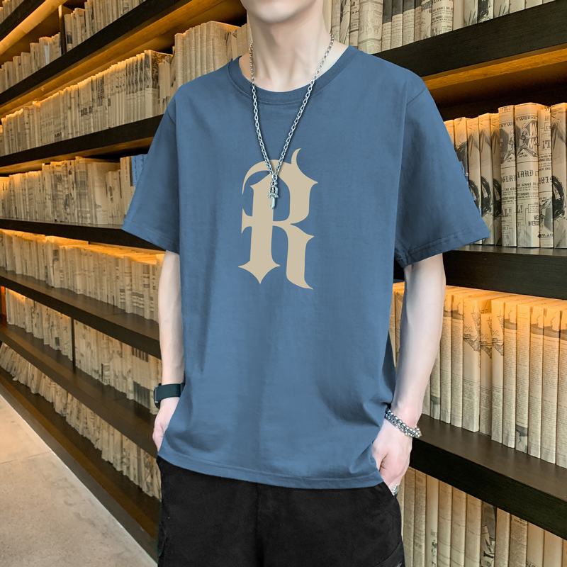 11750575.VPN 圆领短袖t恤男士衣服夏季潮流新款潮牌重磅男装体恤