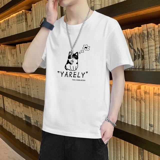 11750610.VPN 男士短袖t恤新款夏季男生宽松圆领半袖体恤男T青少年衣服