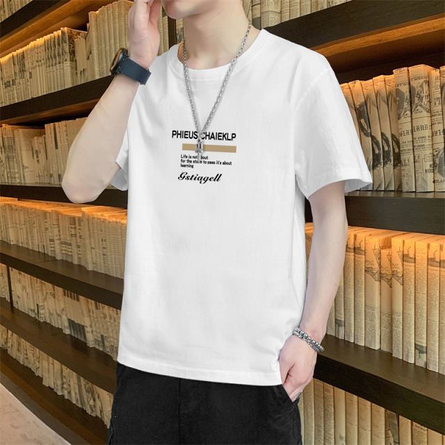 11751354.VPN 短袖T恤男潮流美式休闲半袖字母印花体恤衣服夏季上衣