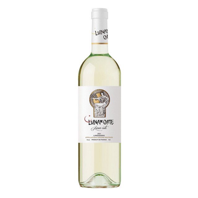 12746930.法国进口干白AOP级月神雪姬干白葡萄酒 霞多利 750ml*1瓶装 聚会送礼自饮摆柜