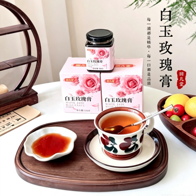 13736253.【2瓶】白玉玫瑰膏300克/瓶