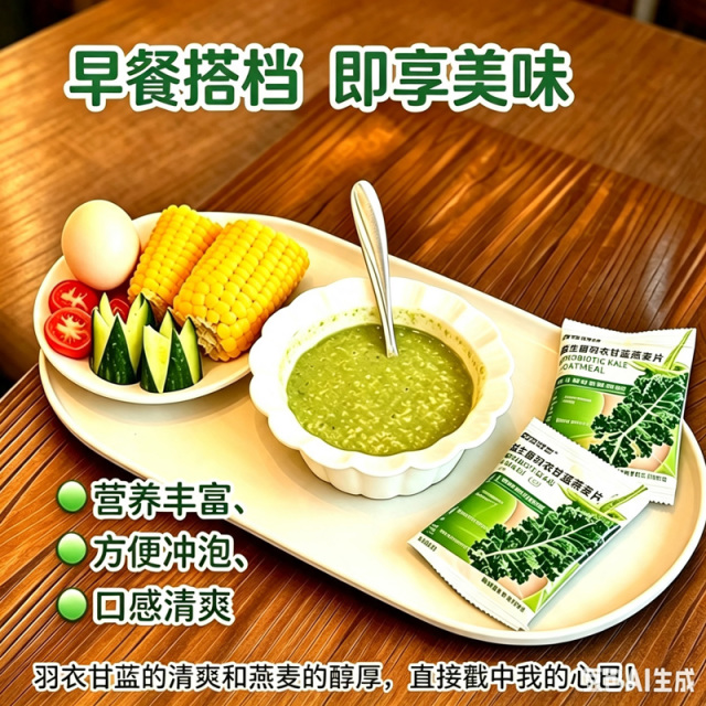 13748841.【2包】益生菌羽衣甘蓝燕麦10小袋/包